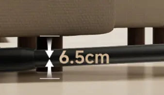 Når så lavt som 6,5 cm*