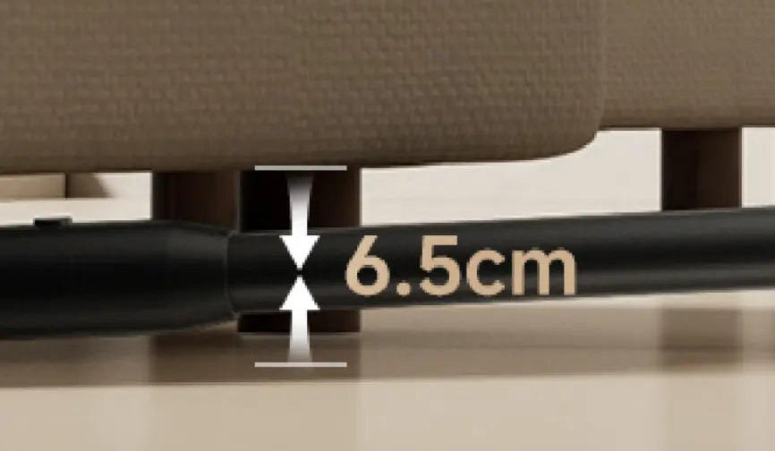 Når så lavt som 6,5 cm*