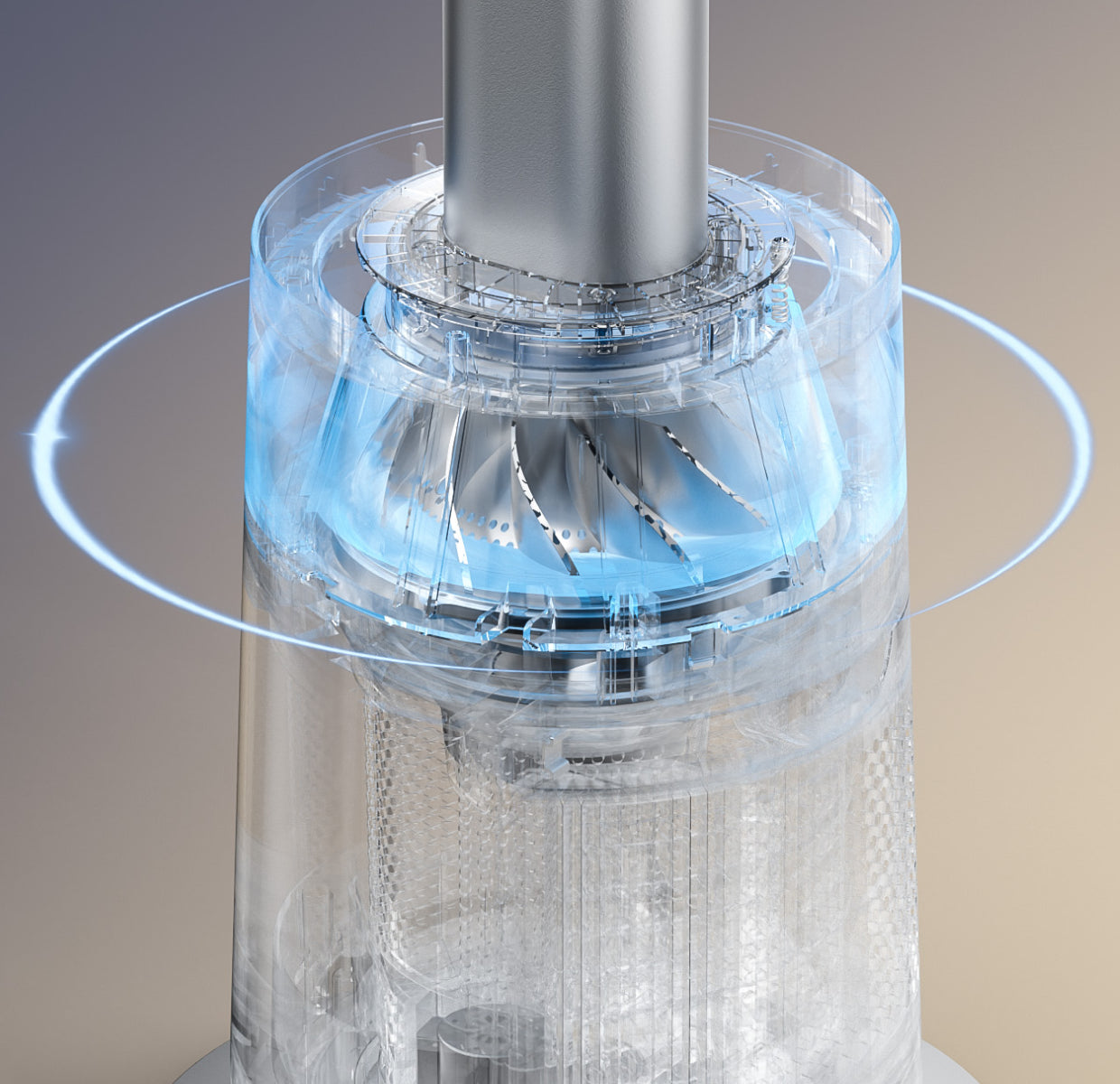 Biomimetisk fuglevinge-impeller