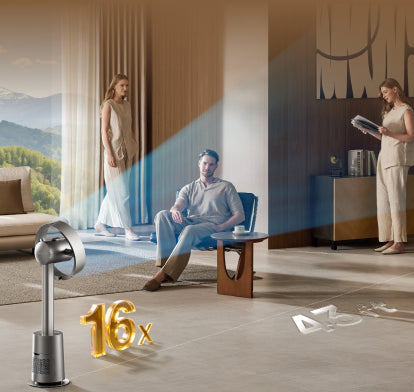16× luftstrømning med AirBoost™-teknologi