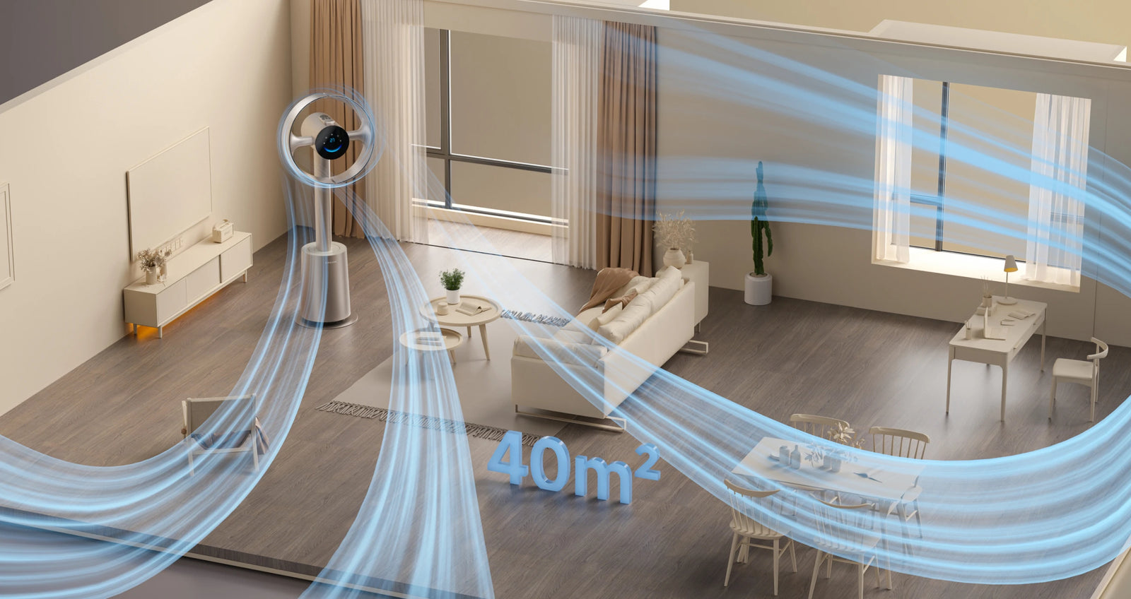 Trenger bare fire minutter til å friske opp et rom på 40 m²